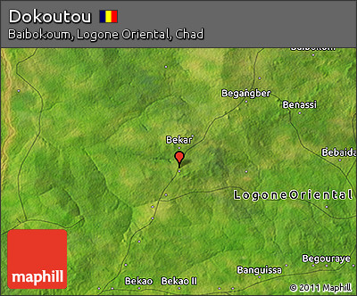 Satellite 3D Map of Dokoutou
