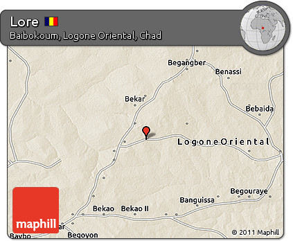 Shaded Relief 3D Map of Lore