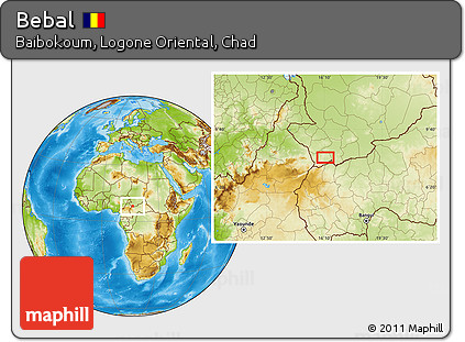 Physical Location Map of Bebal