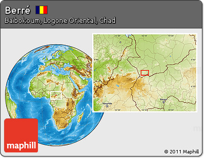 Physical Location Map of Berré