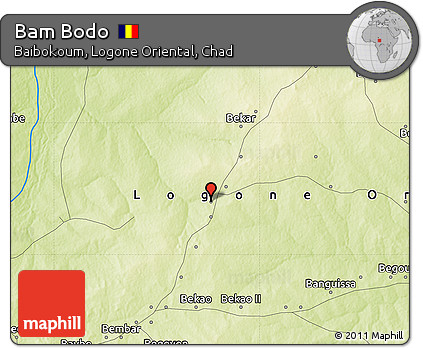 Physical Map of Bam Bodo