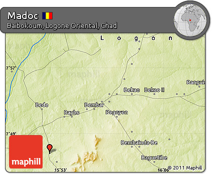 Physical Map of Madoc