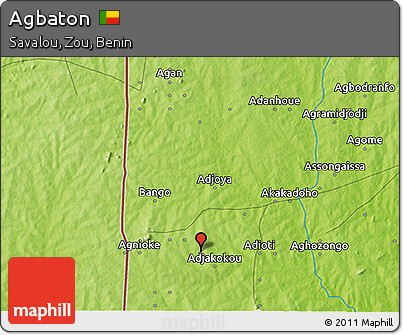 Physical 3D Map of Agbaton