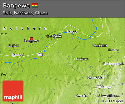 Physical Map of Banpewa