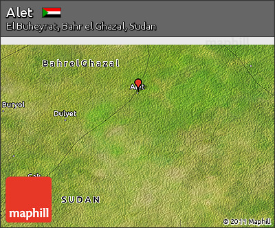 Satellite 3D Map of Alet
