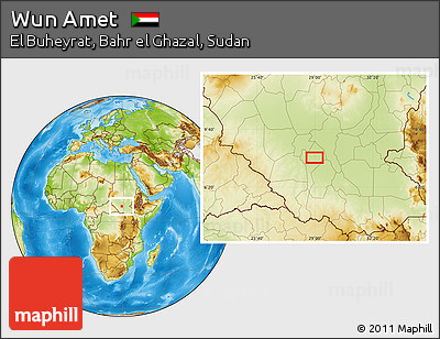 Physical Location Map of Wun Amet