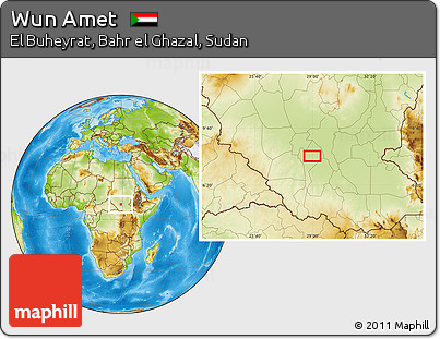 Physical Location Map of Wun Amet