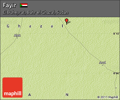 Physical Map of Fayir
