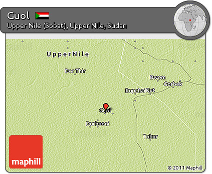 Physical 3D Map of Guol