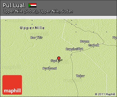 Physical 3D Map of Pul Lual
