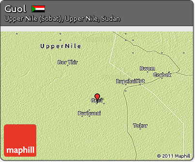 Physical 3D Map of Guol