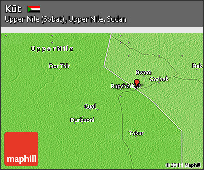 Political 3D Map of Kūt