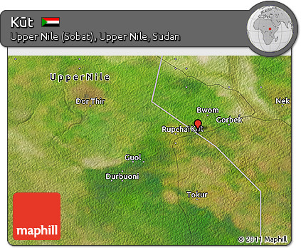 Satellite 3D Map of Kūt