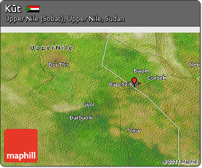 Satellite 3D Map of Kūt