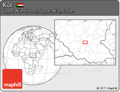 Blank Location Map of Kūt