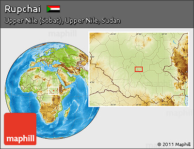 Physical Location Map of Rupchai