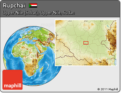 Physical Location Map of Rupchai
