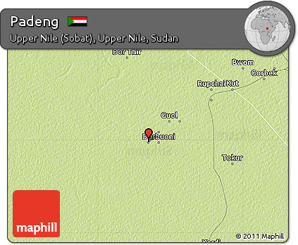 Physical Map of Padeng