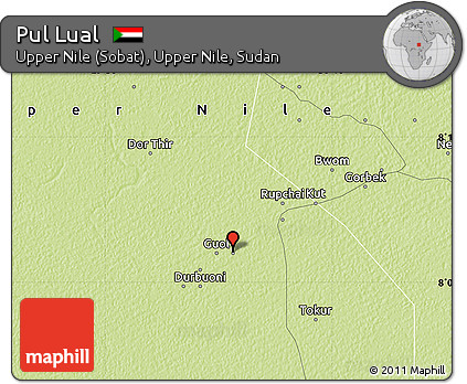 Physical Map of Pul Lual
