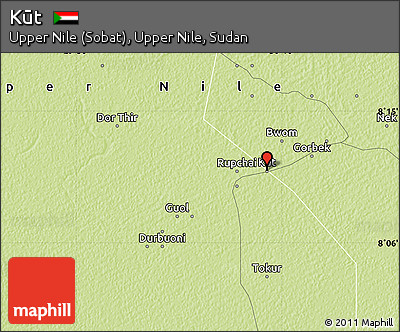 Physical Map of Kūt