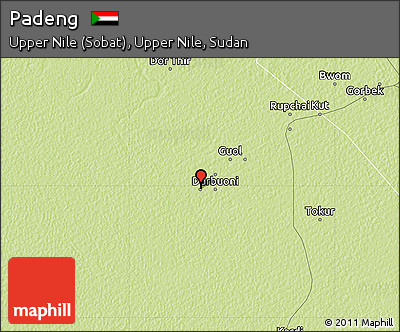 Physical Map of Padeng