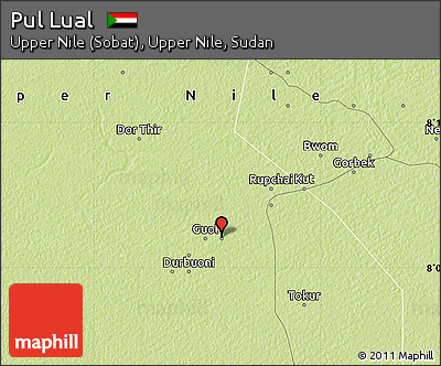 Physical Map of Pul Lual