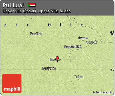 Physical Map of Pul Lual