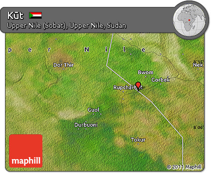 Satellite Map of Kūt