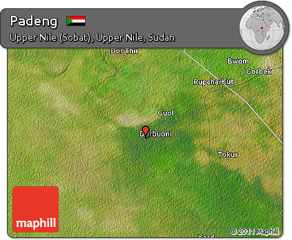 Satellite Map of Padeng