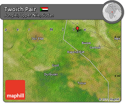 Satellite Map of Twoich Pair