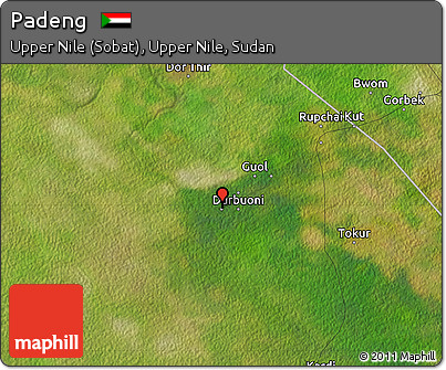 Satellite Map of Padeng