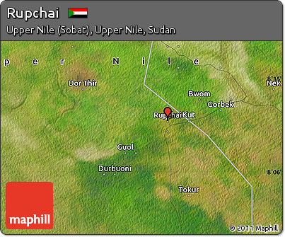 Satellite Map of Rupchai