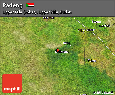 Satellite Map of Padeng
