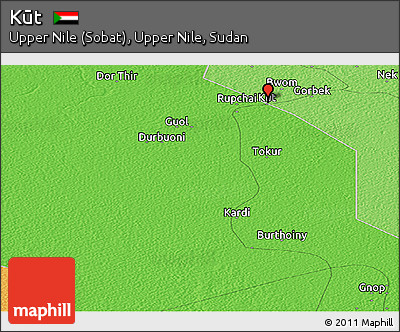 Political Panoramic Map of Kūt