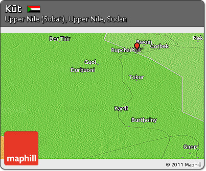 Political Panoramic Map of Kūt