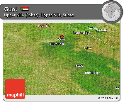 Satellite Panoramic Map of Guol
