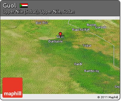 Satellite Panoramic Map of Guol