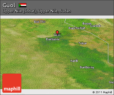 Satellite Panoramic Map of Guol