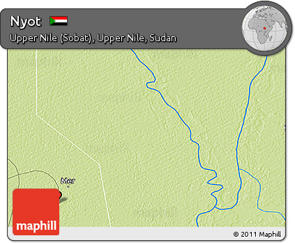 Physical 3D Map of Nyot