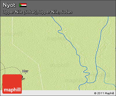 Physical 3D Map of Nyot