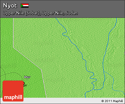 Political 3D Map of Nyot