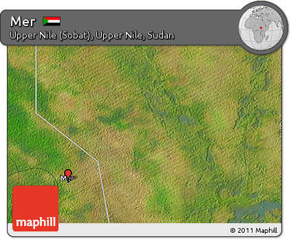 Satellite 3D Map of Mer