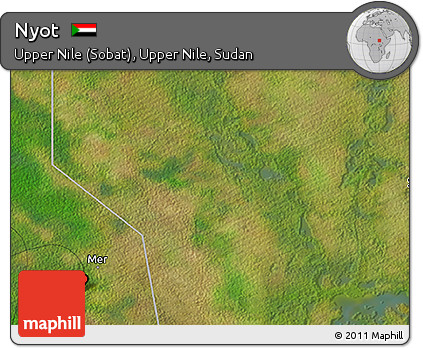 Satellite 3D Map of Nyot