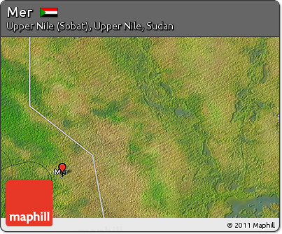 Satellite 3D Map of Mer