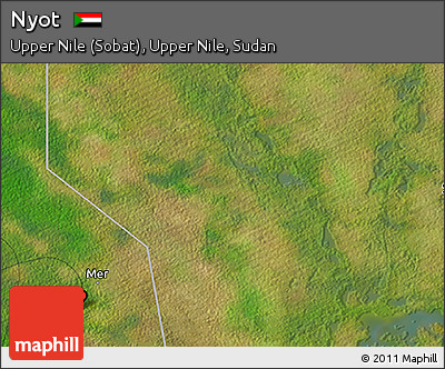 Satellite 3D Map of Nyot