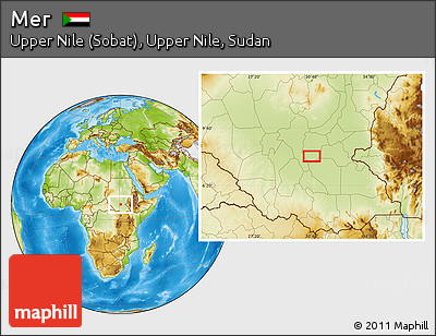 Physical Location Map of Mer