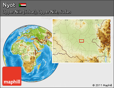 Physical Location Map of Nyot