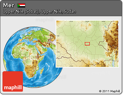 Physical Location Map of Mer