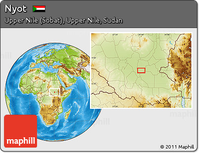 Physical Location Map of Nyot