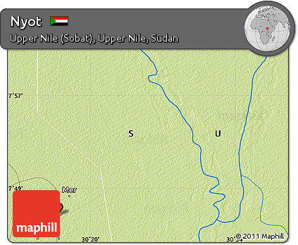 Physical Map of Nyot